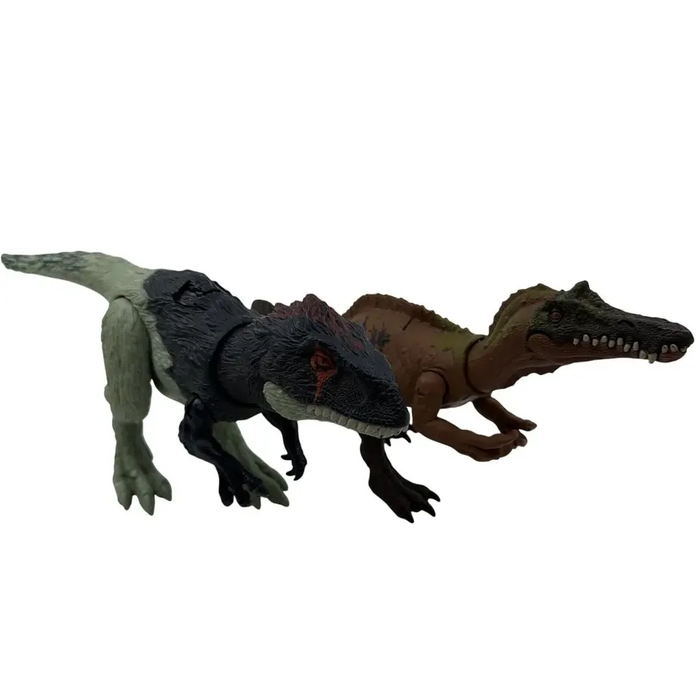 Mattel Jurassic World Wild Roar Irritator & Eocarcharia Dinosaur Figures